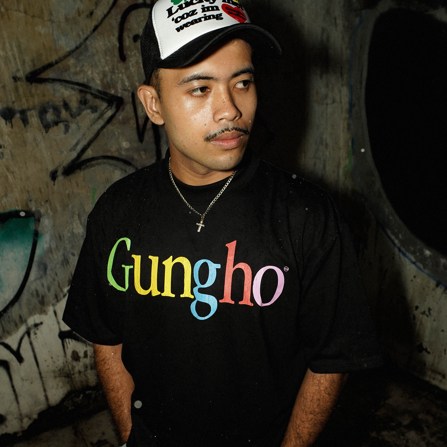 VINTAGE GUNGHO (BLACK)