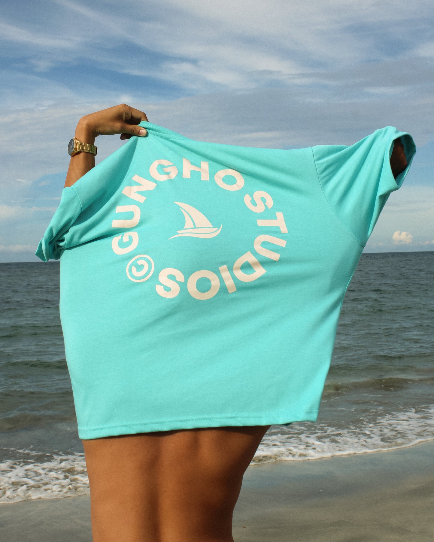 ISLA TEE (OCEAN TEAL)