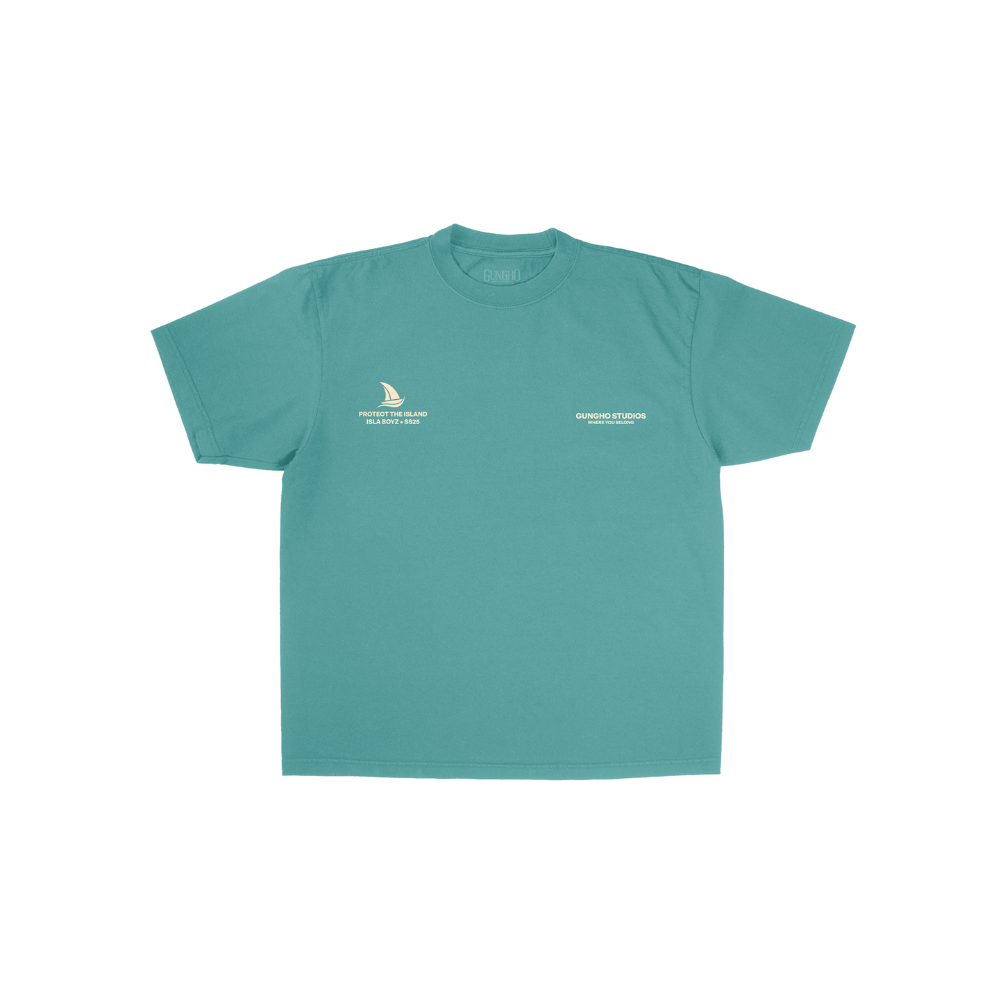 ISLA TEE (OCEAN TEAL)