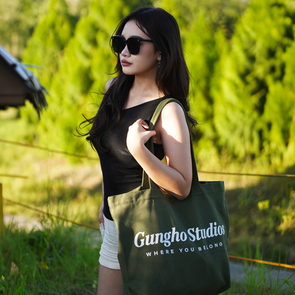 GUNGHO TOTE BAG (ARMY GREEN)